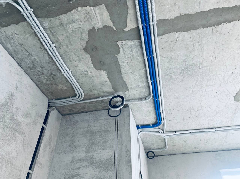 ЖК EVER электромонтаж в квартире студии 30m2