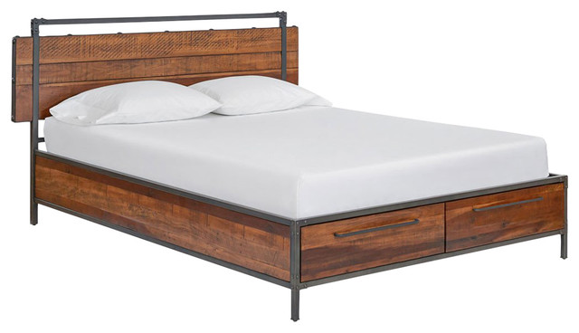 Insigna Storage Bed Platform Beds By Scandinavian Insigna Storage Bed Antique Natural Queen