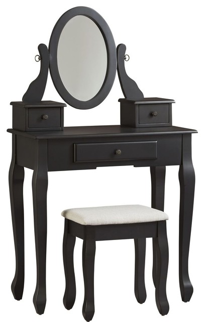 Ashley Furniture Huey Vineyard Vanity Set Black Traditional Ashley Furniture Huey Vineyard Vanity Set Black Traditional Bedroom Makeup Vanities By The Sleepers Pe
