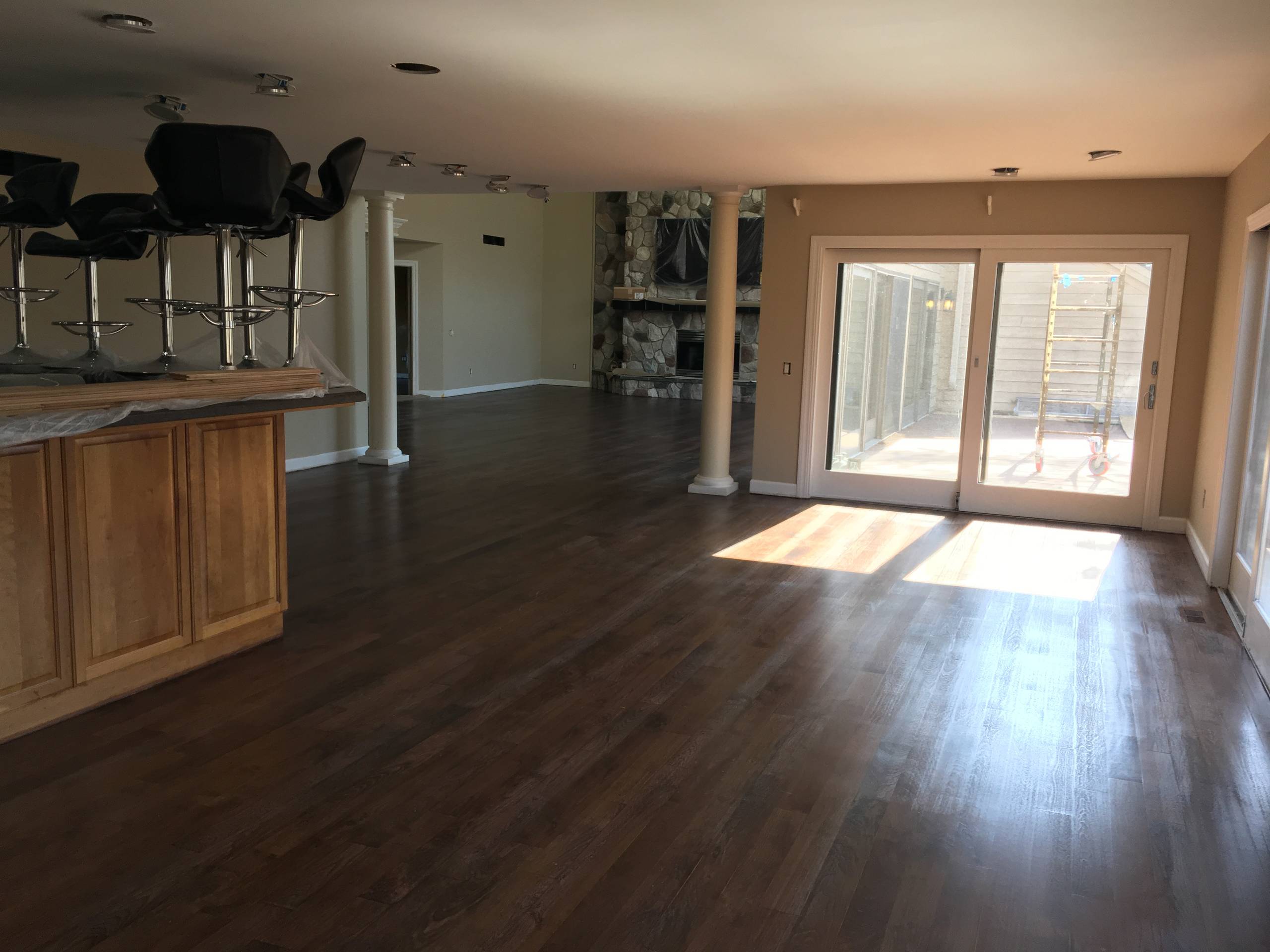 Oxbow Lake Hardwood Flooring and Windows