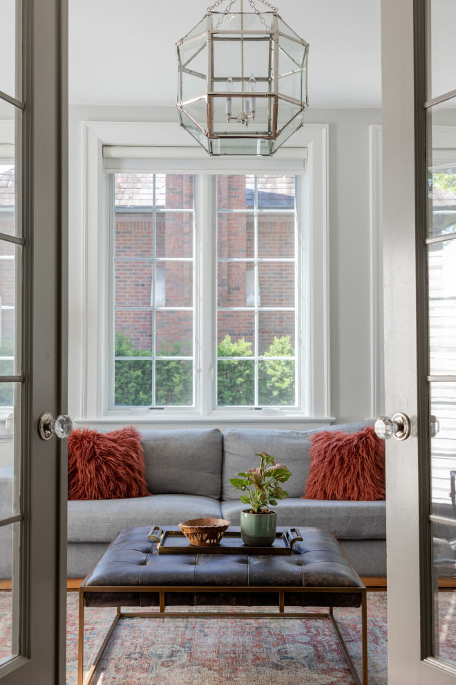 Inspiration for a transitional home design remodel in Indianapolis