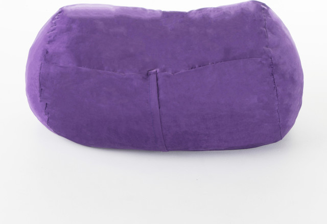 Gdf Studio Cas Purple Fabric 4 Foot Lounge Beanbag Chair Gdf Studio Cas Purple Fabric 4 Foot Lounge Beanbag Chair
