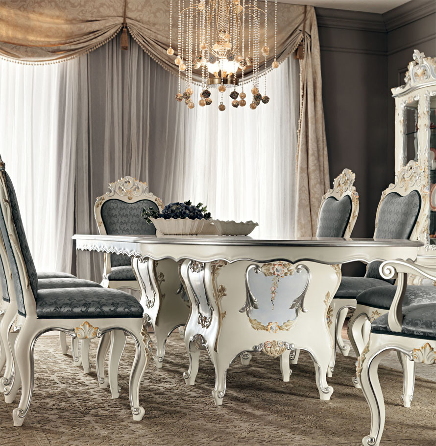 Design ideas for a victorian dining room in Moscow.