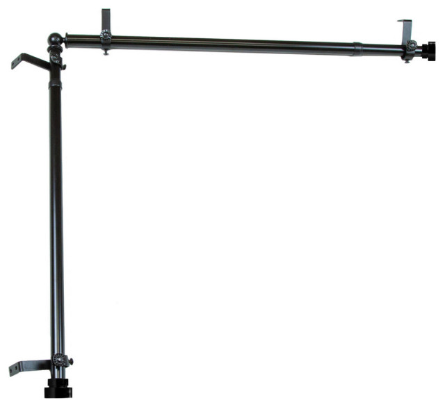 Cap Multi Angle Ceiling Rod 66 120 Inch Traditional Curtain