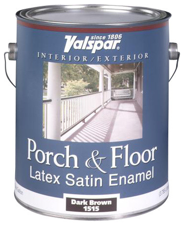 Valspar 1 Gallon Dark Brown Porch and Floor Latex Satin Enamel Paint (2-Pack)