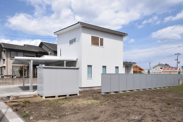 O-home moderno-fachada