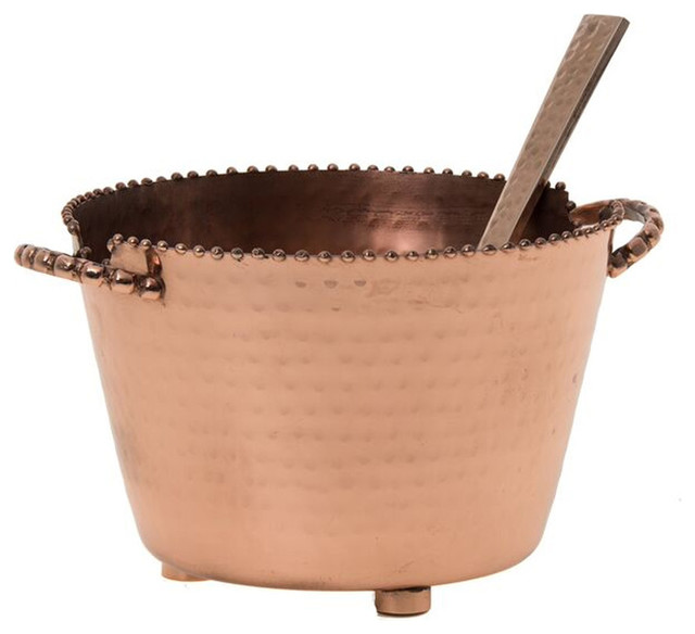 Large Dip Container Holder With Spoon Traditional Serving And Salad