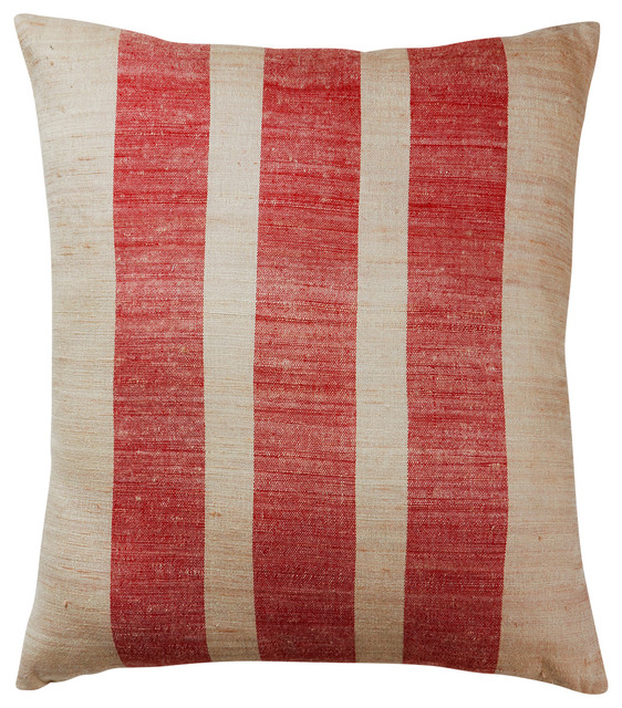 Cruelty Free Silk Pillows Red Natural Color Of Silk