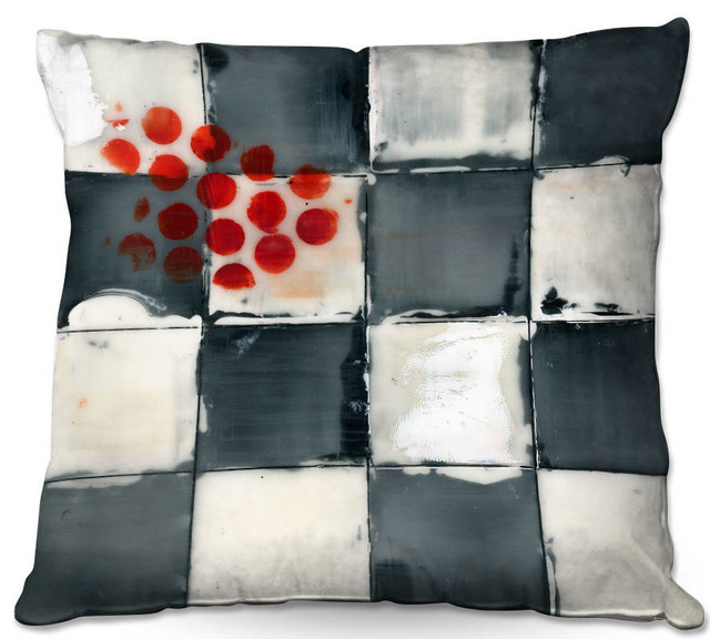Not Always Black Or White 2 Outdoor Pillow Contemporary