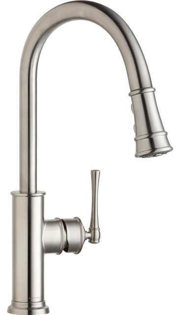 Elkay Explore Pull-down Spray Kitchen Faucet LKEC2031AS - Transitional ...