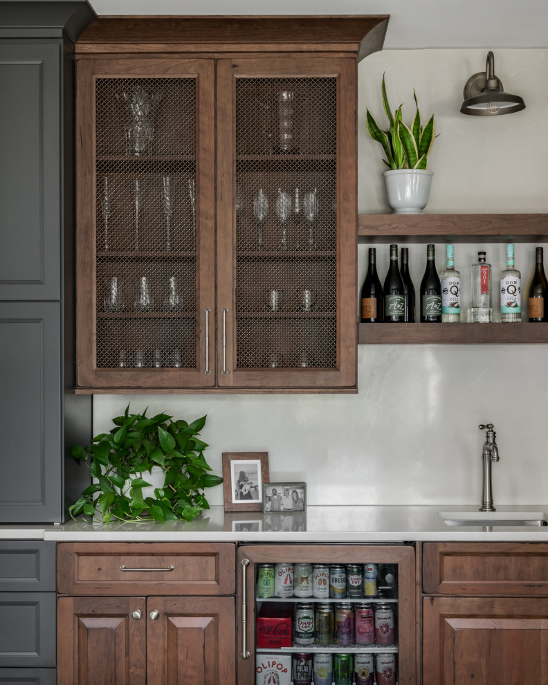 Moody Farmhouse - Farmhouse - Home Bar - Philadelphia - by Distinctive ...