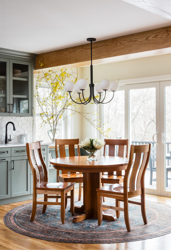 AFTER (View from Entry to Dining) - Transitional - Dining Room - Boston ...