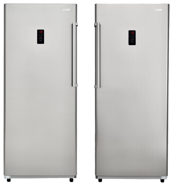 Conserv 17 cu.ft. Stainless Convertible Upright FreezerRefrigerator