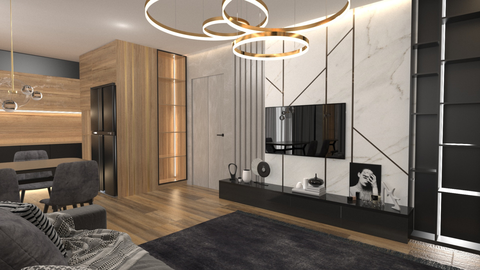 спальня в современном стиле