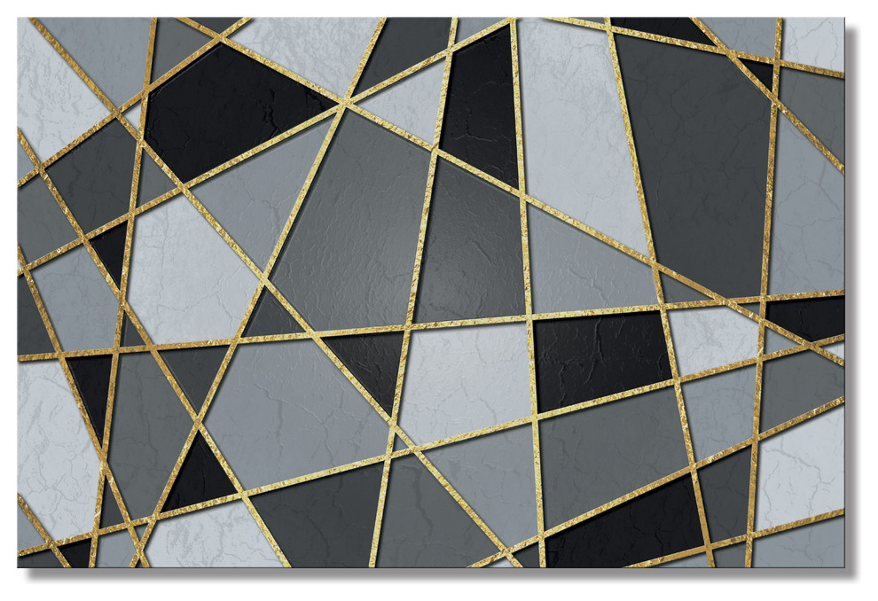 Details about   Contemporary Metal Panel Wall Art Geometric Textured Rings Home Gallery Decor 