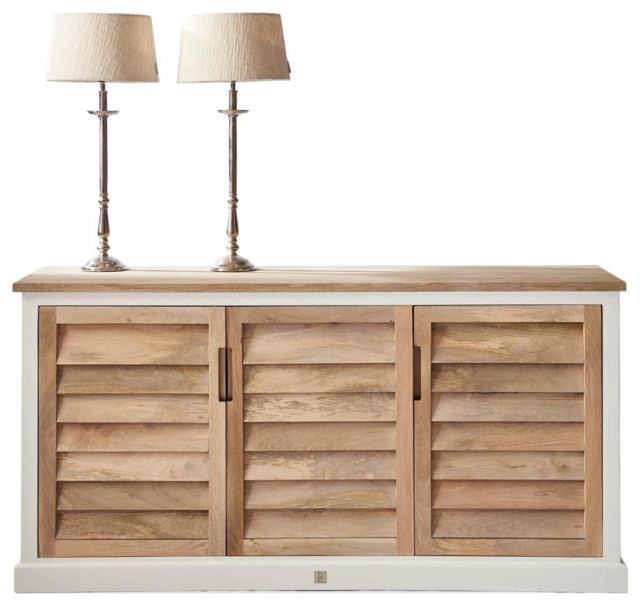 Modern Mango Wood Sideboard Rivièra Maison Pacifica Transitional