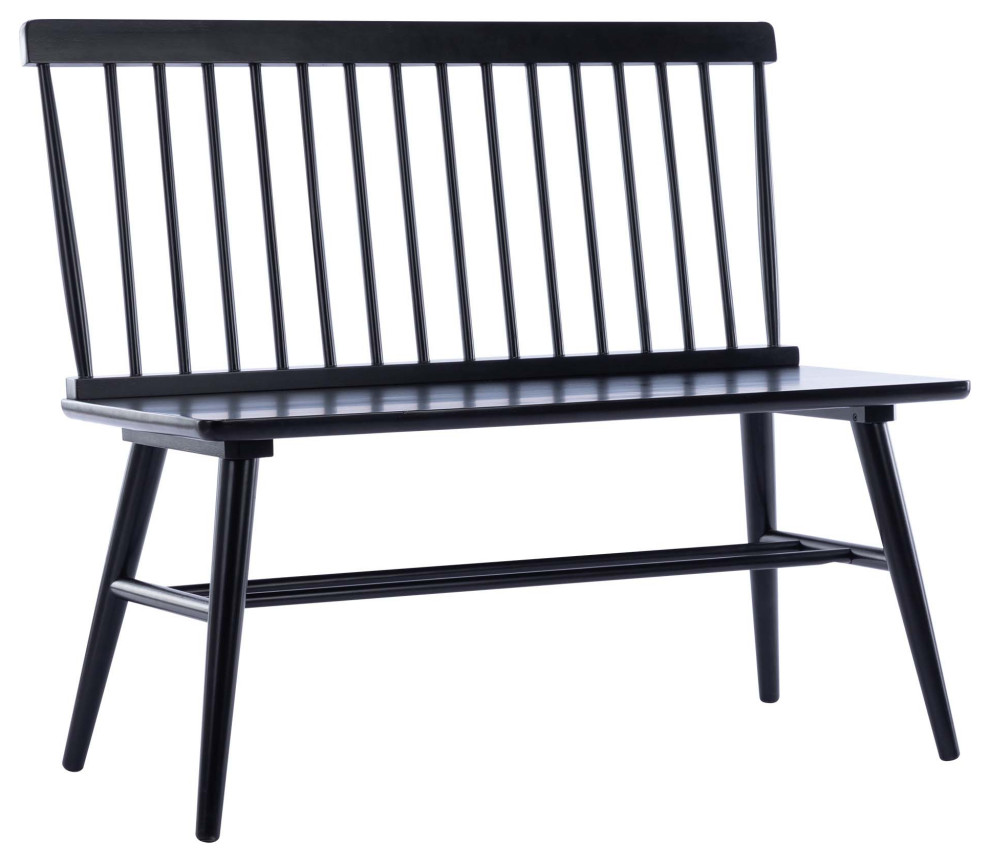 Duhome Spindle Love Seat Wood Dining Bench for Farmhouse Balcony Living