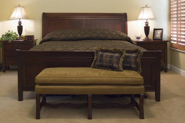 Masculine Master Bedroom - Traditional - Bedroom - Orange County - by D ...