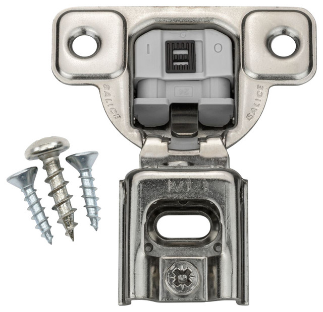 Salice 106 Degree 11/4" Overlay Soft Close Face Frame Hinge W/ 2 Cams
