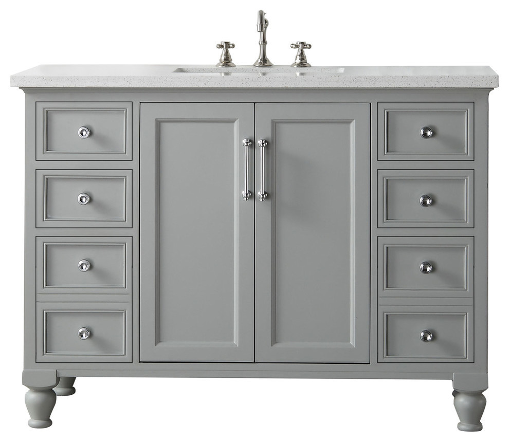 Sink Vanity With Quartz Top Traditional Bathroom Vanities And Sink
