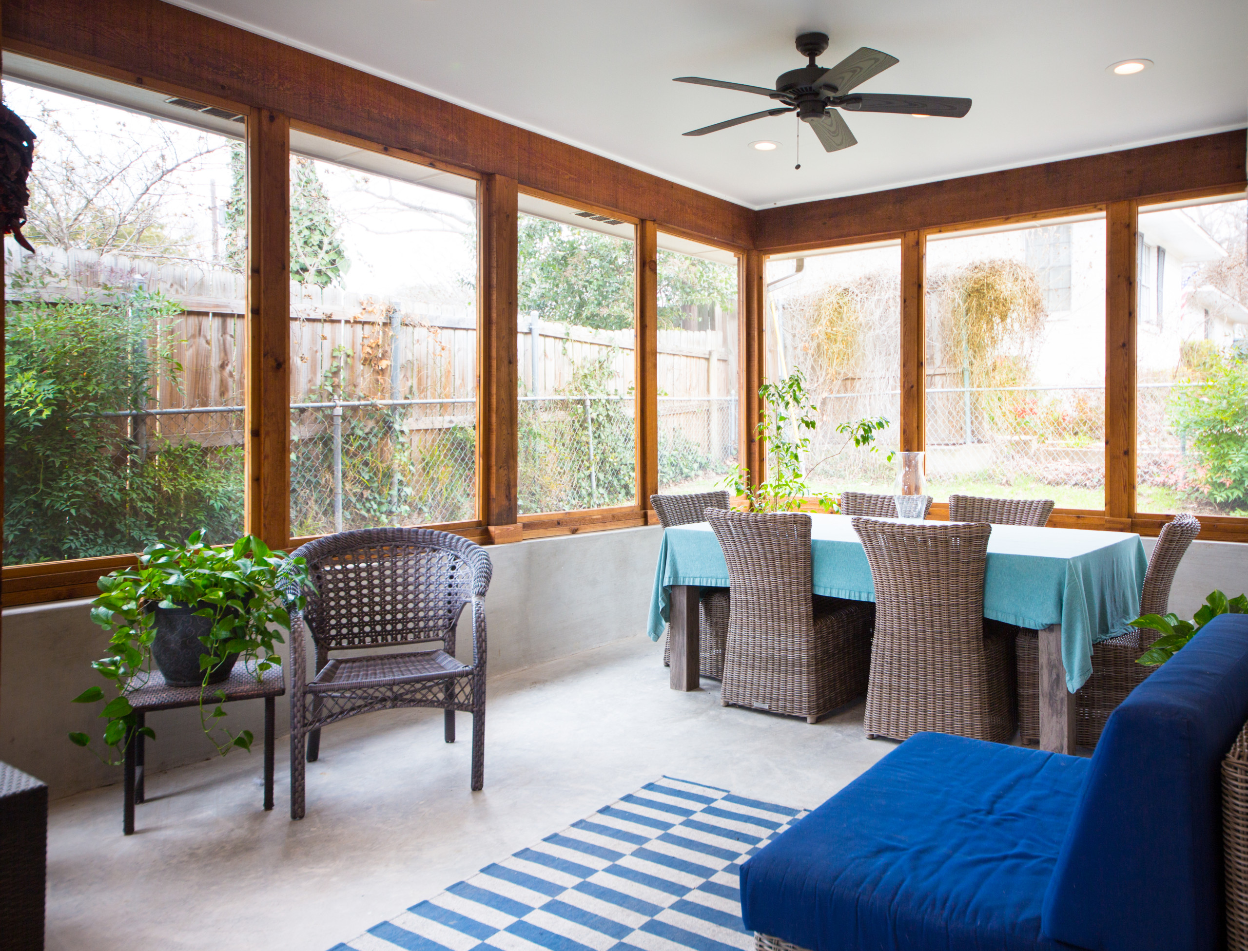Cozy Cedar Screened Porch