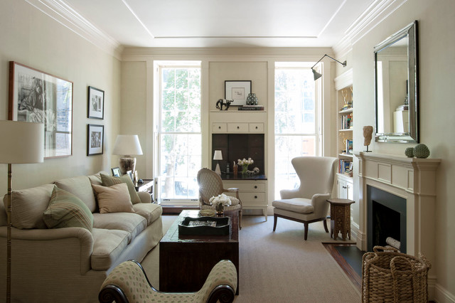 Manhattan duplex klassisk-vardagsrum