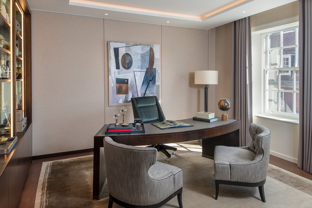 Mayfair duplex penthouse modern-family-room