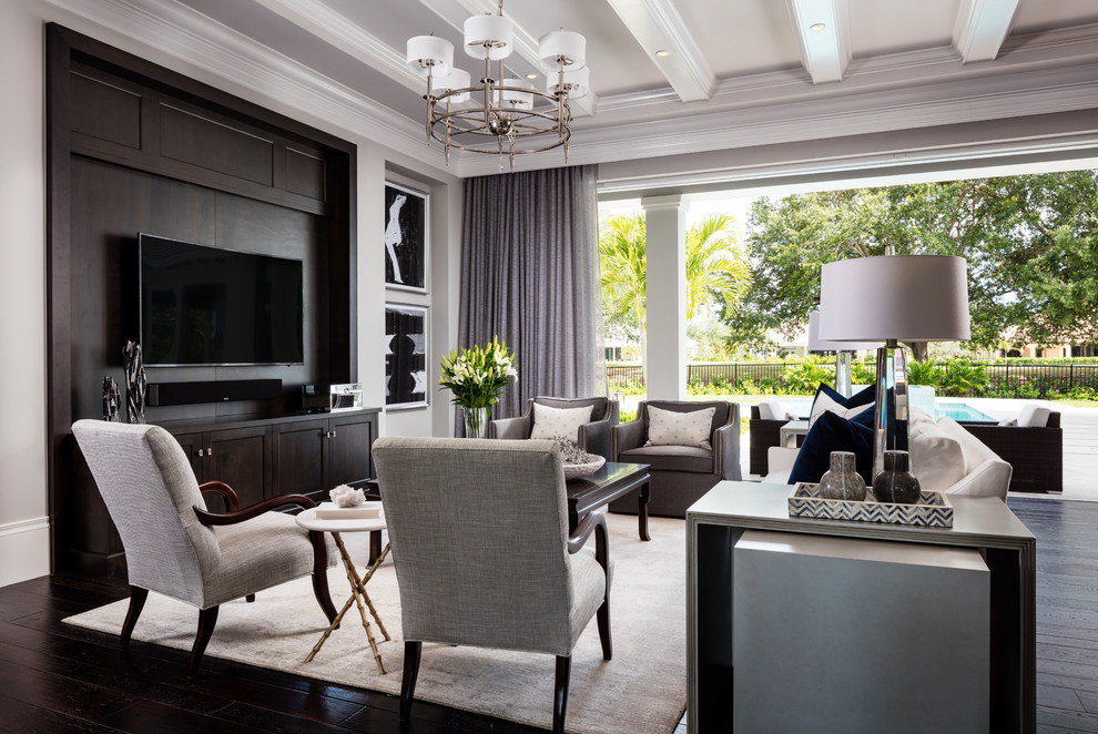 Home design - contemporary home design idea in Miami
