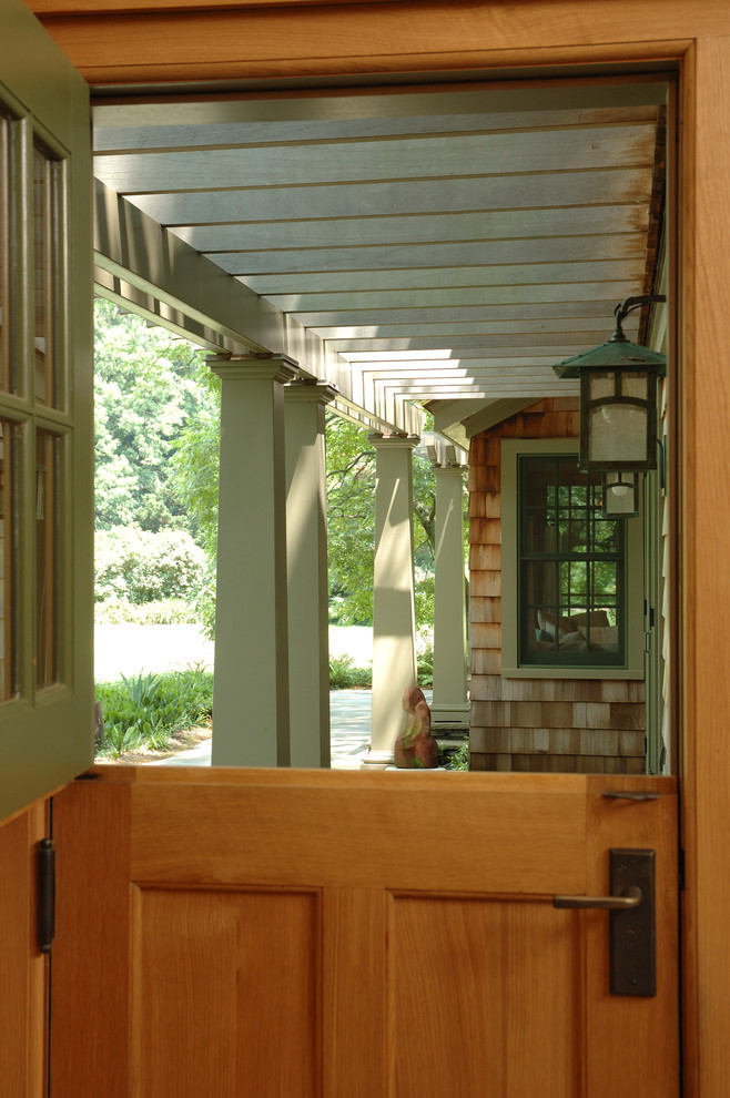 View to the Pergola - Traditional - Entry - New York - by Ellen Roche ...
