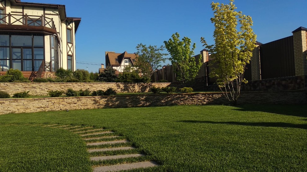 Проект участка с террасированием.