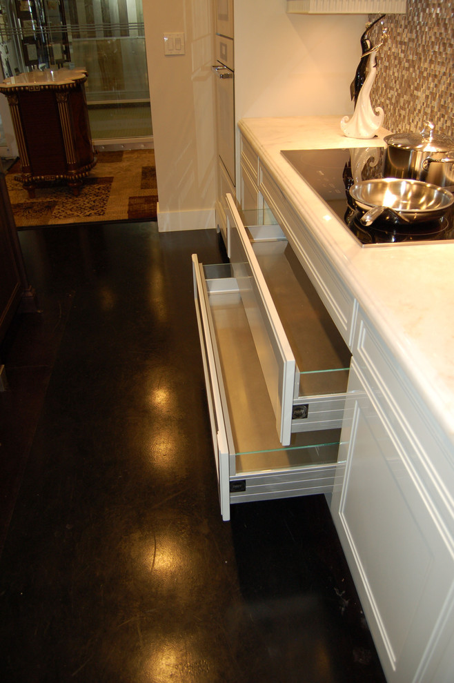Inspiration for a transitional kitchen remodel in Miami