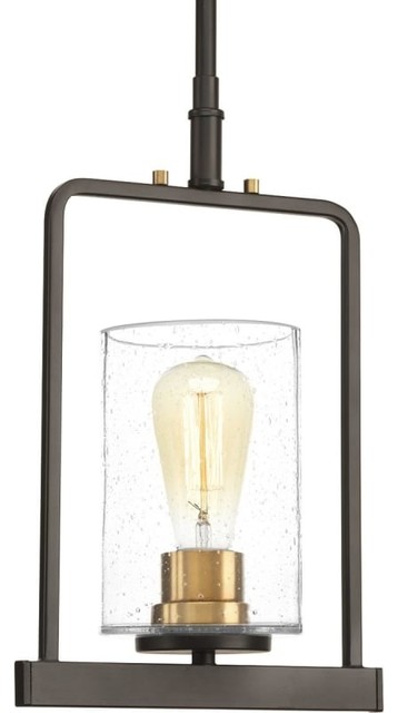 Looking Glass 1 Light Mini Pendant Antique Bronze Clear Seeded - Antique Bronze Pendant Lamp Looking Glass 1 Light Mini Pendant Antique Bronze Clear Seeded - Antique Bronze Pendant Lamp