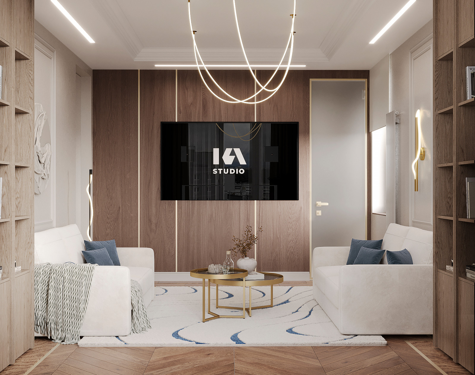 Дизайн квартиры в ЖК "Наследие",  г.Тула