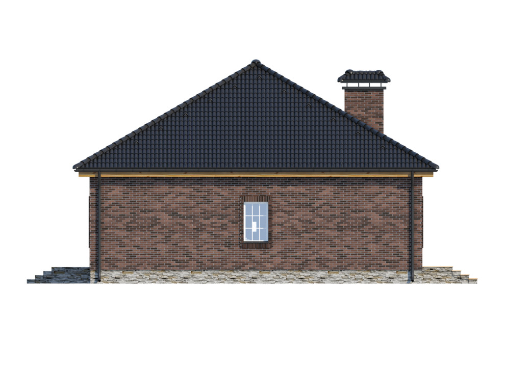 Проект 271 Одноэтажный дом с тремя спальнями