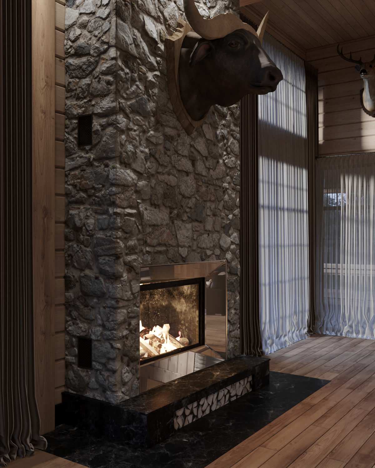 Загородный дом в стиле шале