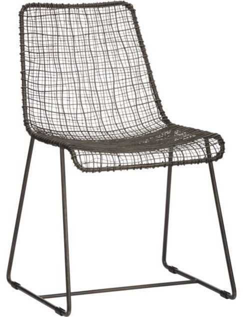 Reed Zinc Chair, Open Weaves