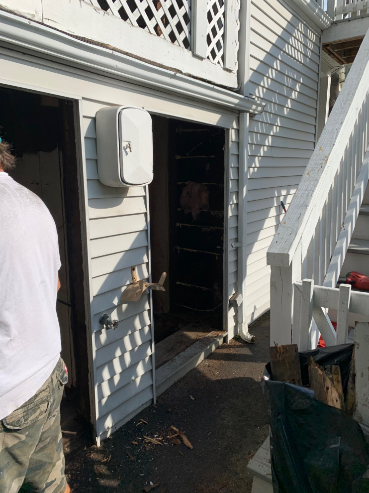 Basement doors