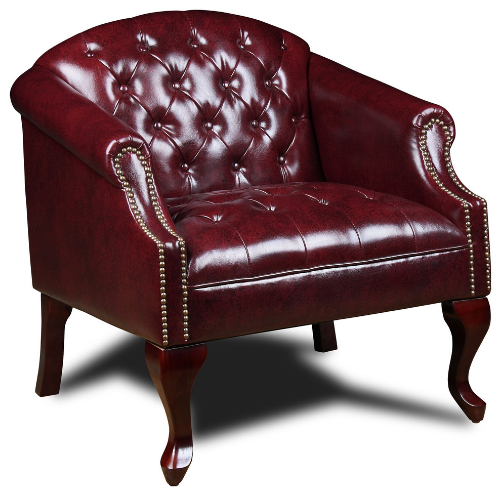 Boss Classic Traditional Button Tufted Club Chair