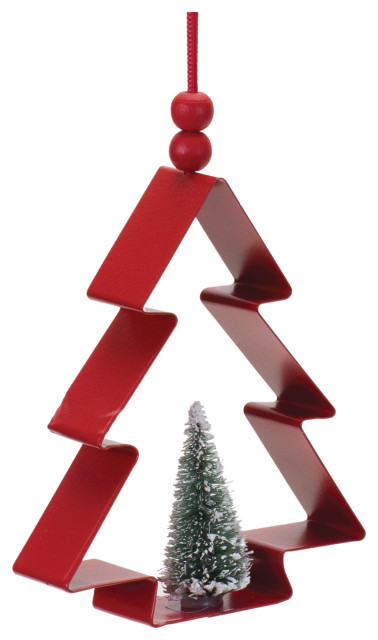 Pine Tree Cookie Cutter Ornament (Set of 4)