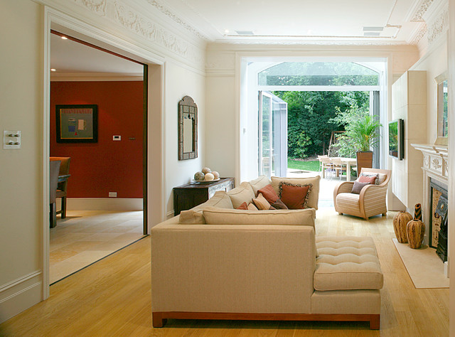 Belsize Park House contemporary-vardagsrum