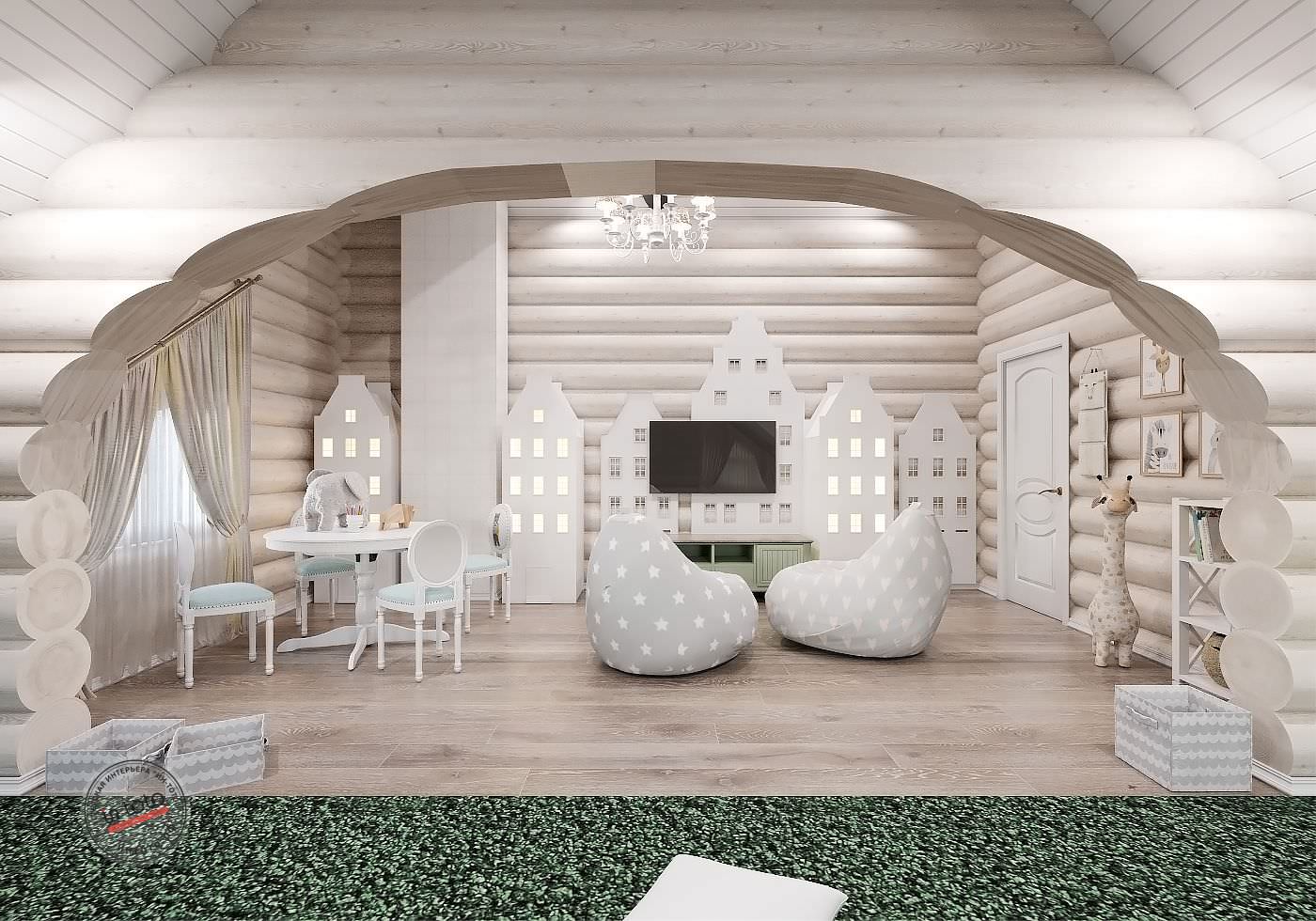 Дом из кругляка в Иркутске