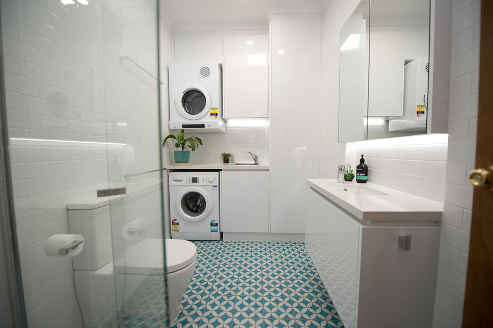 Modern laundry room in Adelaide.