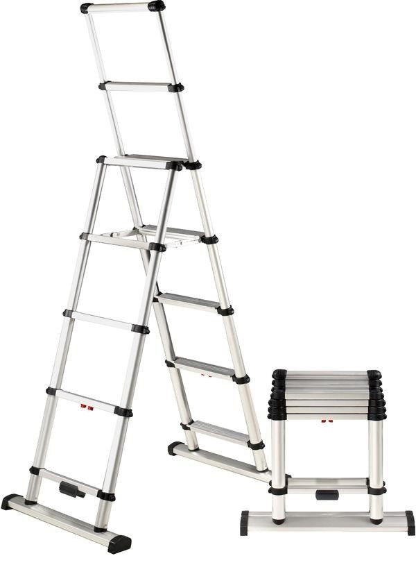 12ES 12' Combination Ladder Contemporary Ladders And Step Stools by BuilderDepot, Inc.