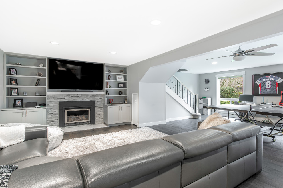 Home design - transitional home design idea in Seattle