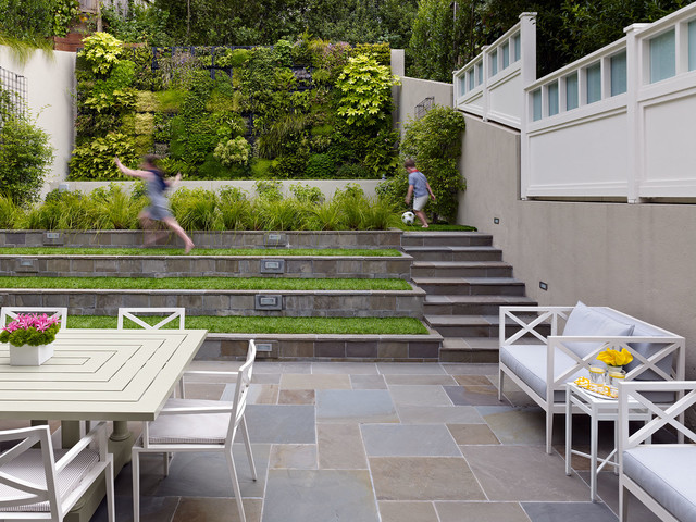 Pacific Heights Family Home contemporary-courtyard