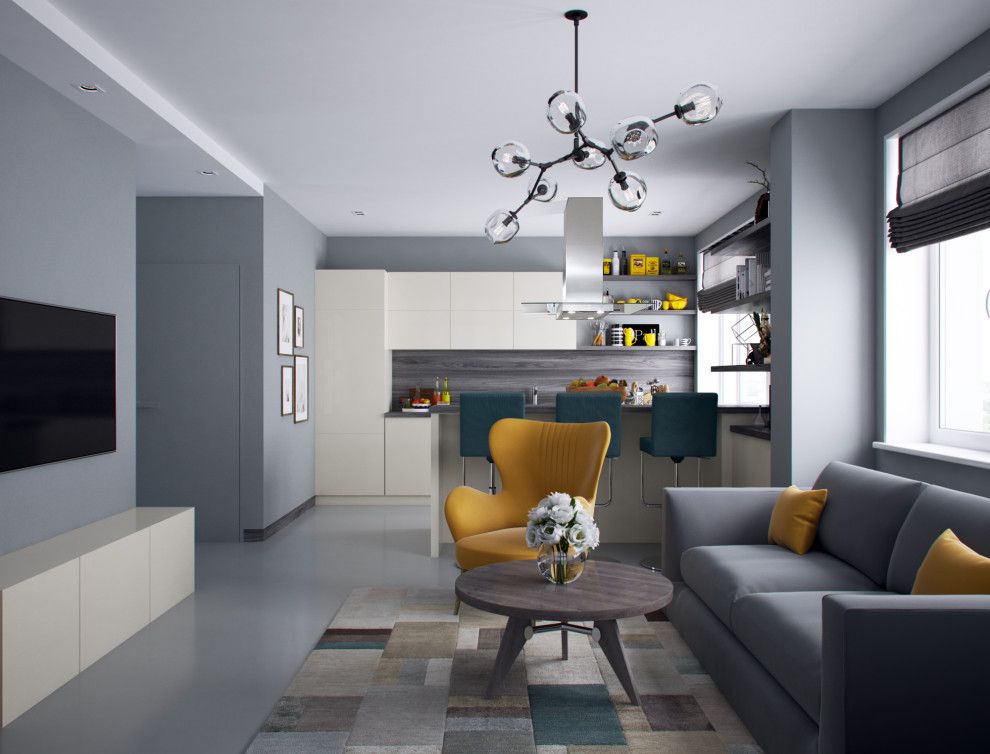 Квартира в современном стиле 60 м2