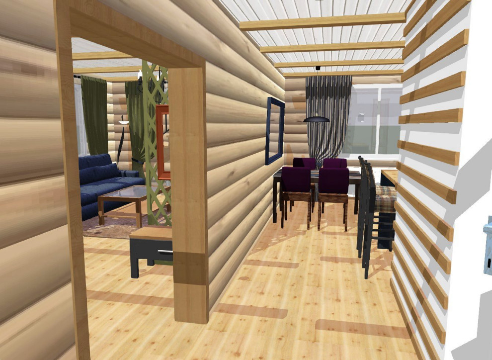 Дом из рубленного бревна