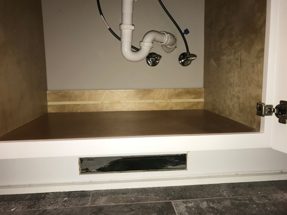 Advice Vents Under Cabinets Not Ducted