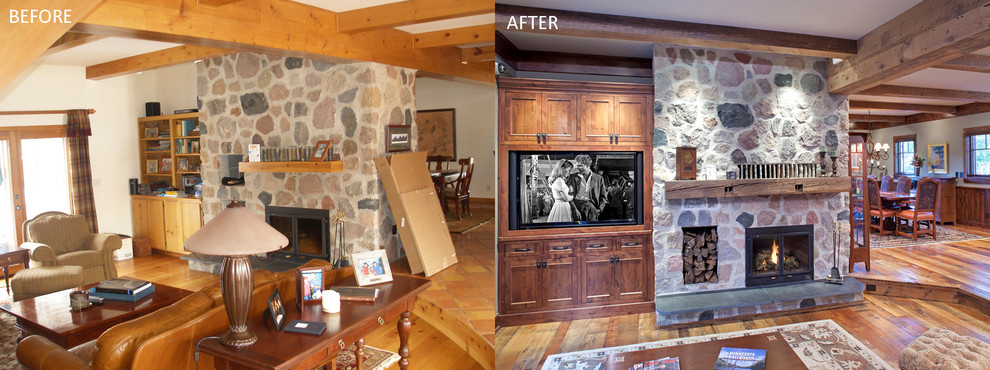 Transformation Tuesday! Beautiful Living Room Remodel