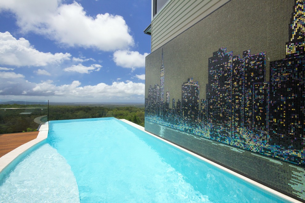 Eumundi Residence Contemporary Pool Sunshine Coast by Brad Read